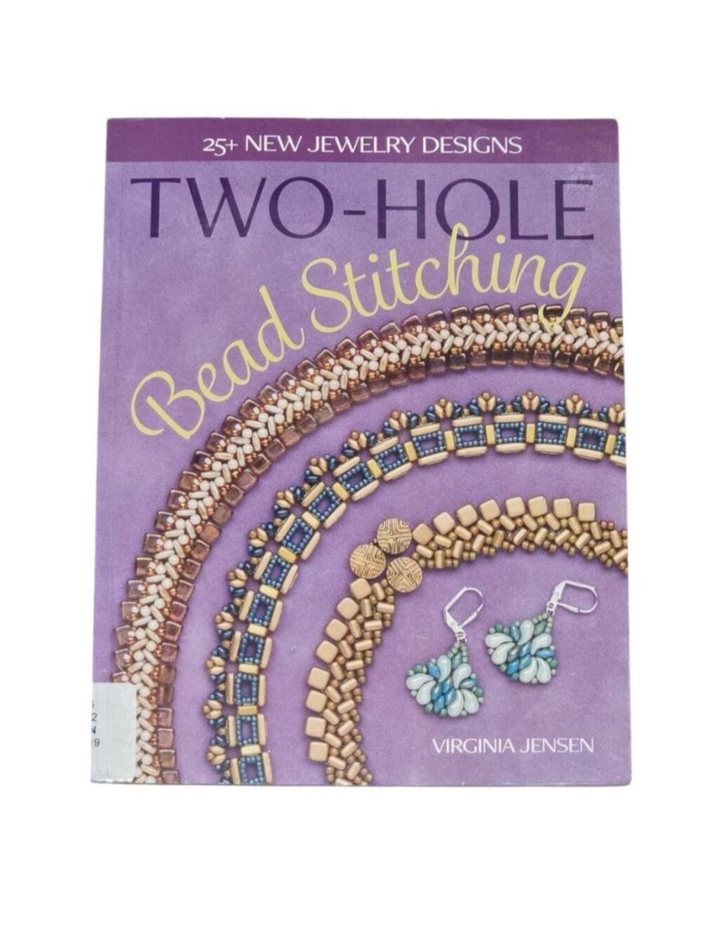 Two-Hole Bead Stitching Virginia Jensen Jewelry Beadwork Paperback Ex-Library